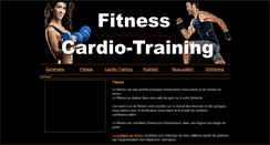 Desktop Screenshot of fitness-cardio-training.com